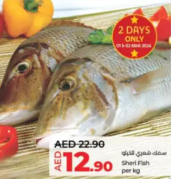 Lulu Hypermarket Sheri Fish per kg offer