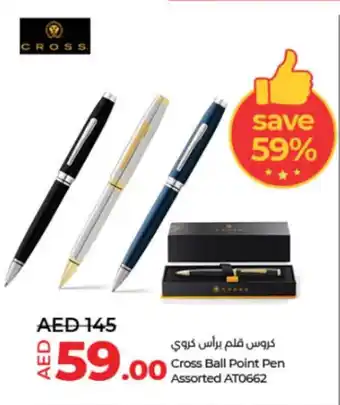 Lulu Hypermarket Cross Ball Point Pen Assorted ATO662 offer