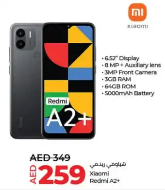 Lulu Hypermarket Xiaomi Redmi A2+ offer
