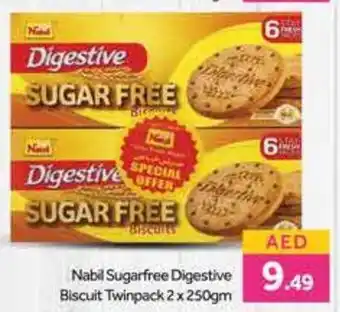 Bluemart Nabil Sugarfree Digestive Biscuit Twinpack 2 x 250gm offer