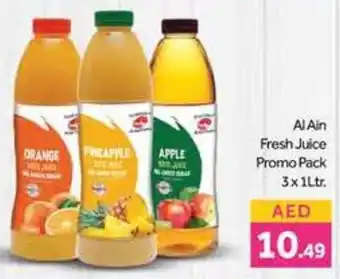 Bluemart Al Ain Fresh Juice Promo Pack 3 x 1Ltr. offer