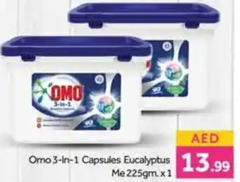 Bluemart Omo 3-In-1 Capsules Eucalyptus Me 225gm.x1 offer