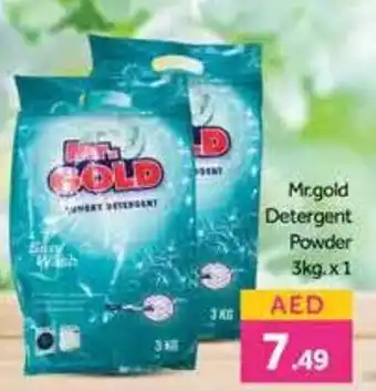 Bluemart Mr.gold Detergent Powder 3kg.x1 offer