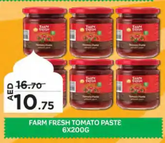 Géant FARM FRESH TOMATO PASTE 6X200G offer