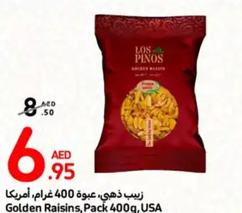 Carrefour Golden Raisins, Pack 400g offer