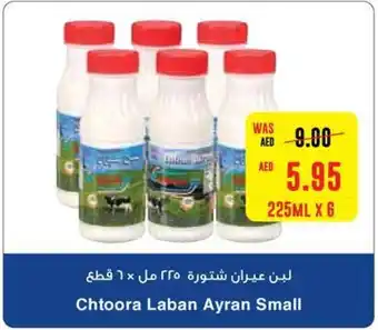 Megamart Chtoora Laban Ayran Small 225mL x 6 offer