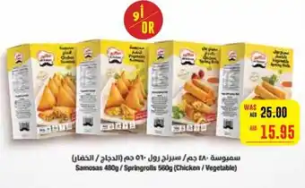 Megamart Samosas 480g / Springrolls 560g (Chicken/Vegetable) offer