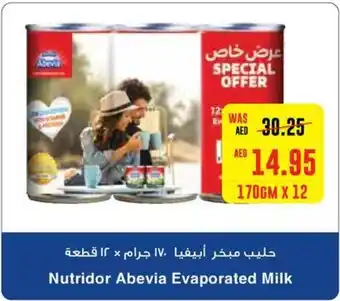 Megamart Nutridor Abevia Evaporated Milk 170gm x 12 offer