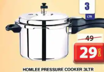 Grand Mall Sharjah HOMLEE PRESSURE COOKER 3LTR offer
