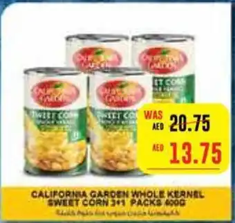 Megamart CALIFORNIA GARDEN WHOLE KERNEL SWEET CORN 400G offer