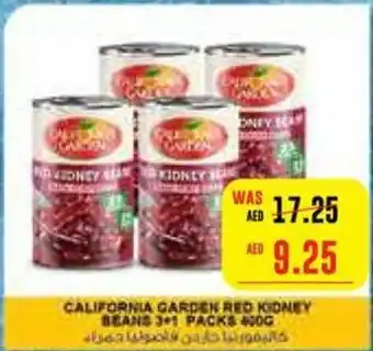 Megamart CALIFORNIA GARDEN RED KIDNEY BEANS 400G offer