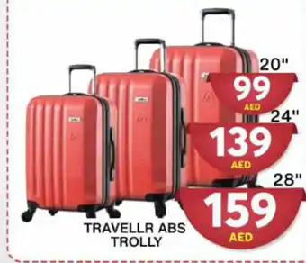 Grand Mall Sharjah TRAVELLR ABS TROLLY 20" offer