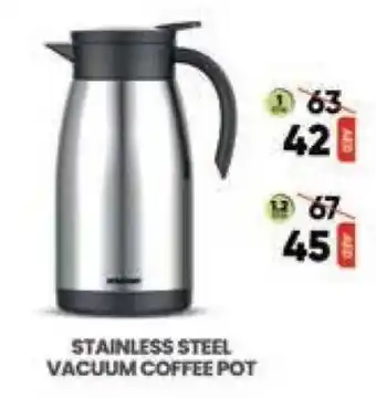 Megamart STAINLESS STEEL VACUUM COFFEE POT offer
