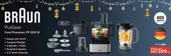 Megamart BRAUN Food Processor FP 3235 SI offer