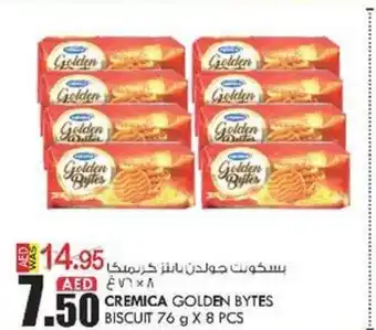 KM Trading CREMICA GOLDEN BYTES BISCUIT 76 g X 8 PCS offer