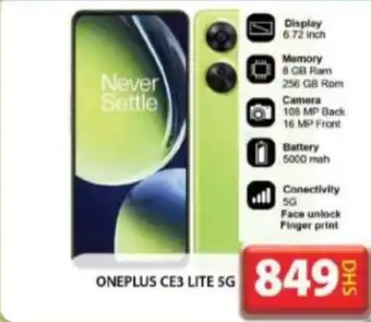Grand Hyper Market ONEPLUS CE3 LITE 5G offer