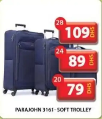 Grand Hyper Market PARAJOHN 3161 SOFT TROLLEY 20 offer