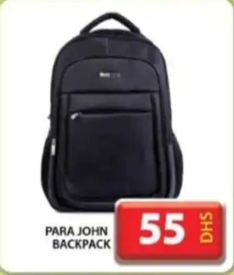 Grand Hyper Market PARA JOHN BACKPACK offer