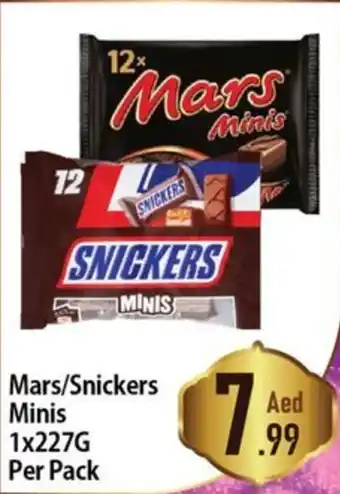 Day To Day Mars Snickers Minis 1X227G per pack offer