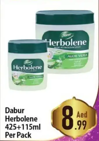 Day To Day Dabur Herbolene 425+115ml Per Pack offer