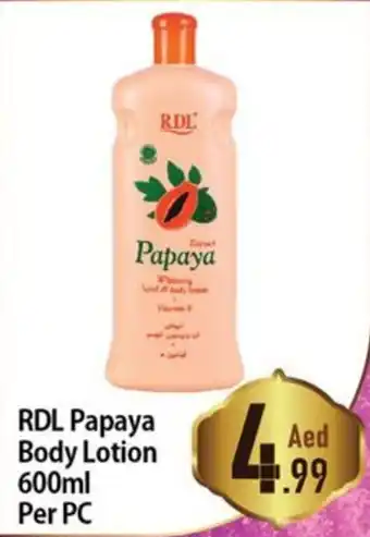 Day To Day RDL Papaya Body Lotion 600ml Per PC offer