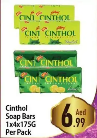 Day To Day Cinthol Soap Bars 1x4x175G Per Pack offer