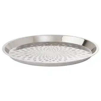 Ikea GokvÄllÅ Serving tray, metal silver-colour, 36 cm offer
