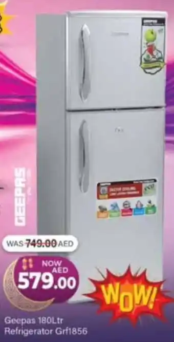Al Madina Geepas 180Ltr Refrigerator Grf1856 offer