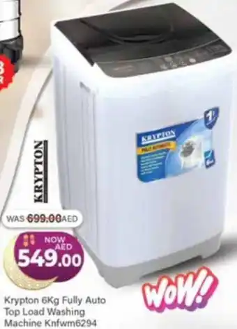 Al Madina Krypton 6kg Fully Auto Top Load Washing Machine Knfwm6294 offer