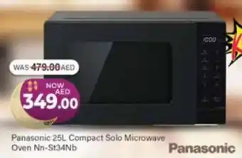 Al Madina Panasonic 25L Compact Solo Microwave Oven Nn-St34Nb offer