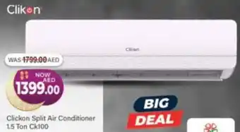 Al Madina Clickon Split Air Conditioner 1.5 Ton Ck100 offer