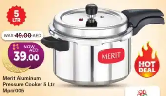 Al Madina Merit Aluminum Pressure Cooker 5 Ltr Mpcr005 offer
