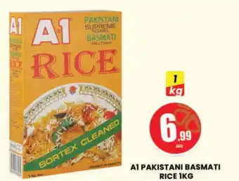 Al Madina Hypermarket A1 PAKISTANI BASMATI RICE 1KG offer
