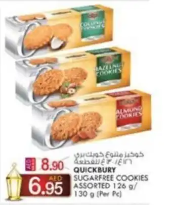 KM Trading QUICKBURY SUGARFREE COOKIES ASSORTED 126 g/ 130 g (Per Pc) offer