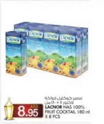 KM Trading LACNOR NAS 100% FRUIT COCKTAIL 180 ml X 8 PCS offer