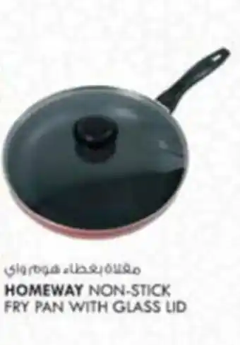 KM Trading HOMEWAY NON-STICK FRY PAN WITH GLASS LID 26cm offer