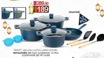 KM Trading ROYALFORD DIE CAST ALUMINUM 12 PCS COOKWARE SET RF12488 offer