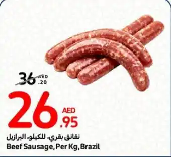 Carrefour Beef Sausage Per Kg offer