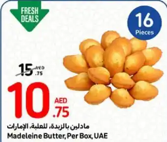 Carrefour Madeleine Butter Per Box offer