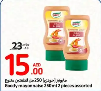 Carrefour Goody mayonnaise 250ml 2 pieces assorted offer