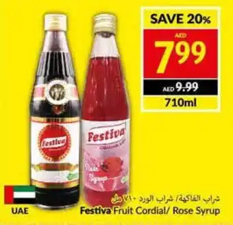 Viva Festiva Fruit Cordial Rose Syrup 710ML offer