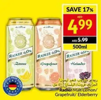 Viva Radler Mält Lemon / Grapefruit / Elderberry 500mL offer