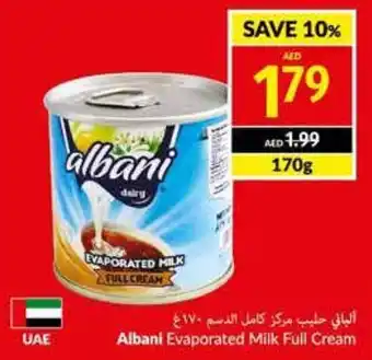 Viva Albani Evaporated Milk Full Cream 170g offer