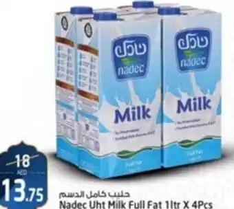 Safari Hypermarket Nadec Uht Milk Full Fat 1ltr X 4Pcs offer