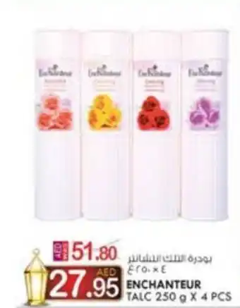 KM Trading ENCHANTEUR TALC 250 g X 4 PCS offer