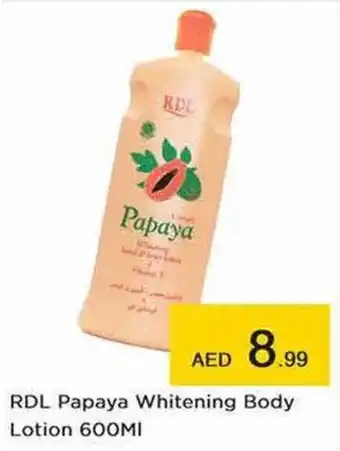 Nesto RDL Papaya Whitening Body Lotion 600MI offer