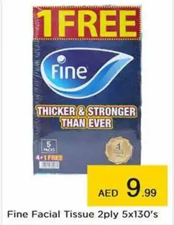 Nesto Fine Facial Tissue 2ply 5x130s offer