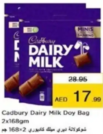 Nesto Cadbury Dairy Milk Doy Bag 2x168gm offer