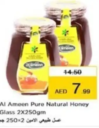 Nesto Al Ameen Pure Natural Honey Glass 2X250gm offer