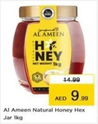 Nesto Al Ameen Natural Honey Hex Jar 1kg offer
